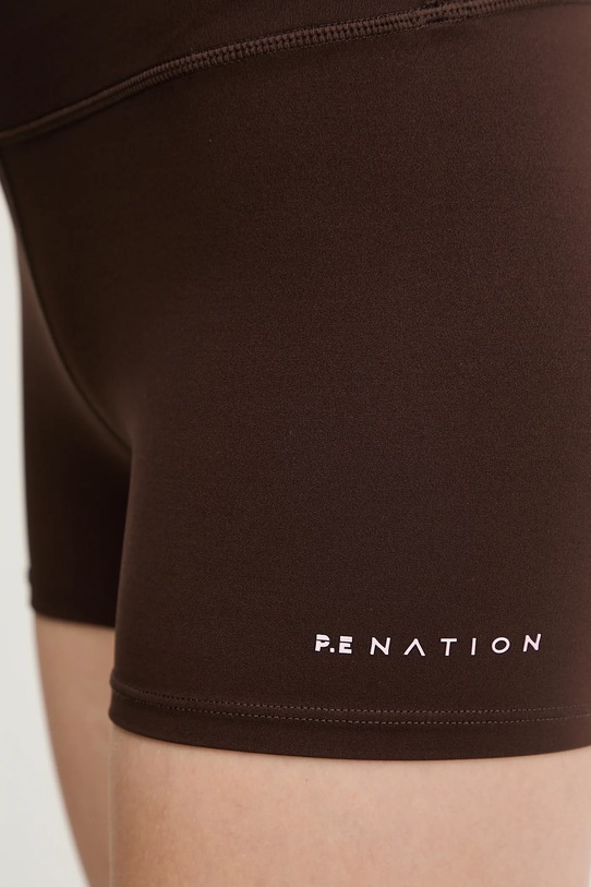 P.E Nation pantaloni scurți Vita maro 243S432