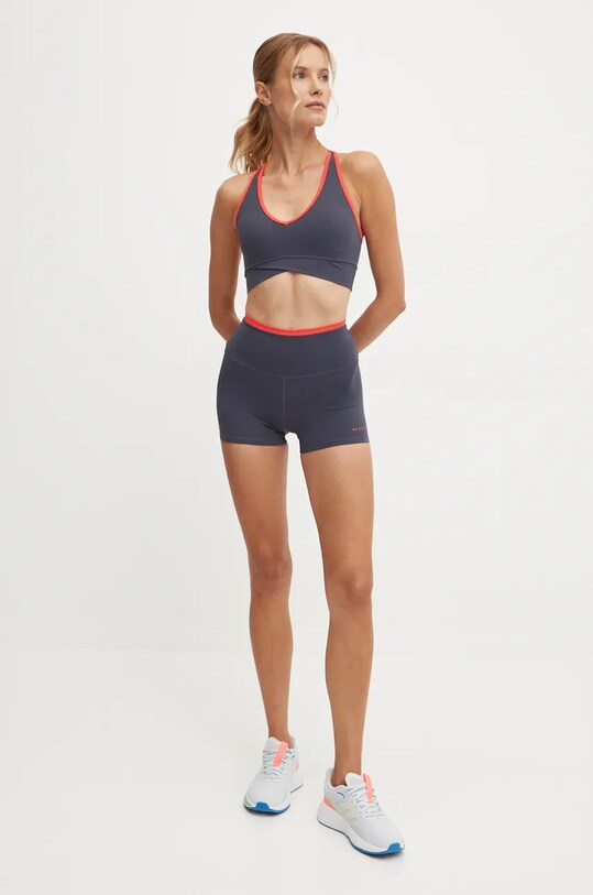 P.E Nation pantaloni scurti Vita 243S432 gri SS25