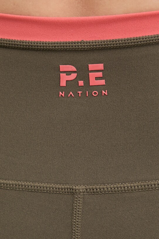 P.E Nation pantaloni scurti Vita verde 243S432