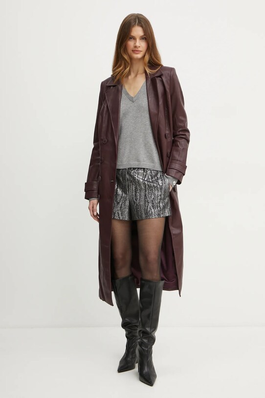 MICHAEL Michael Kors pantaloni scurti MF430QJF12 argintiu AW24