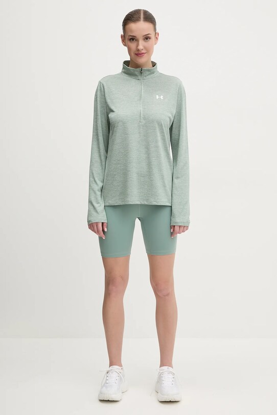 Under Armour pantaloni scurți de antrenament Meridian 1382521 verde SS25