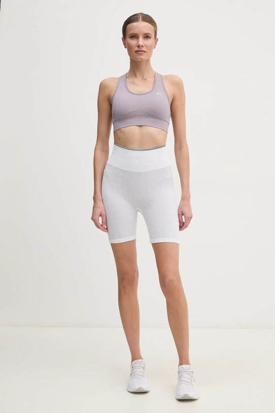 Kratke hlače za trening Calvin Klein Performance 00GWS4L735 bijela SS25