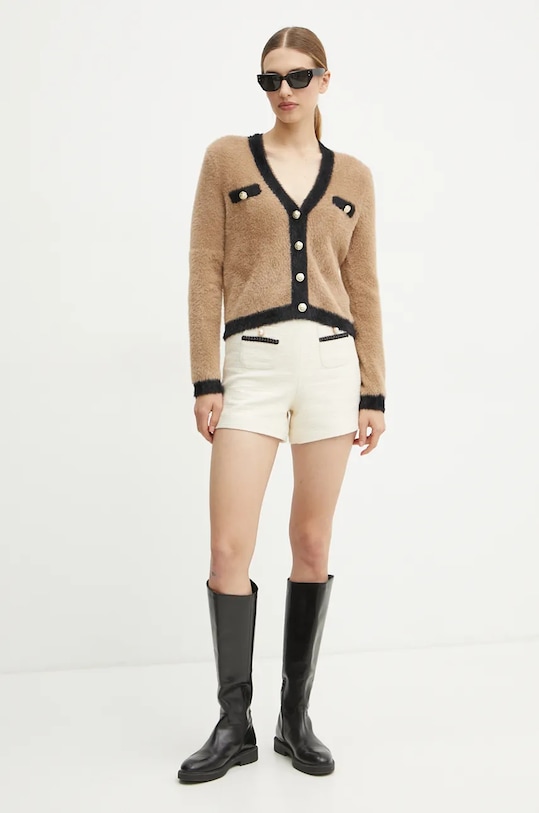 Kraťasy Morgan SHAKER SHAKER béžová AW24