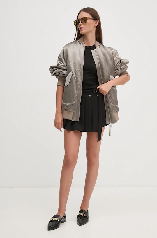 Gaudi pantaloni scurti 421FD25008 negru AW24