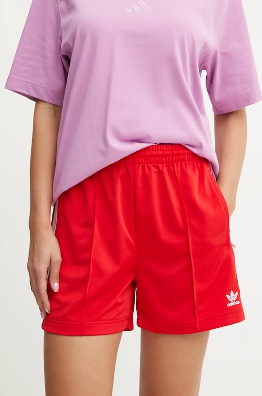 Σορτς adidas Originals Firebird ψηλή κόκκινο IY7207