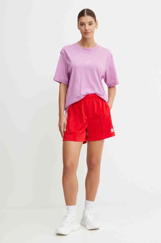 Σορτς adidas Originals Firebird IY7207 κόκκινο AW24