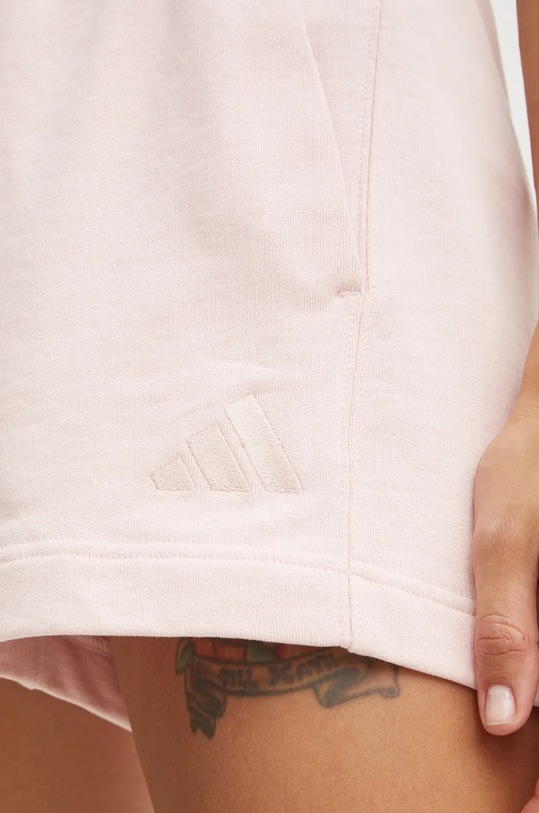 adidas szorty bawełniane All SZN różowy JJ4923