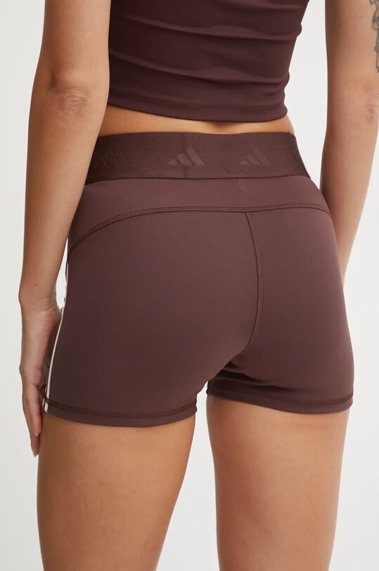 Дрехи Къс панталон за трениране adidas Performance Hyperglam IX3219 кафяв