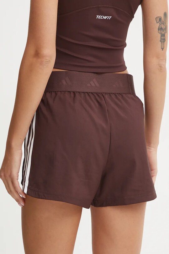 Îmbrăcăminte adidas Performance pantaloni scurți de antrenament Hyperglam IX3224 maro