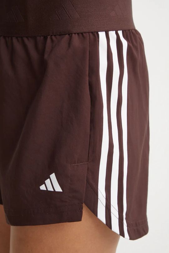 Tréningové šortky adidas Performance Hyperglam hnedá IX3224