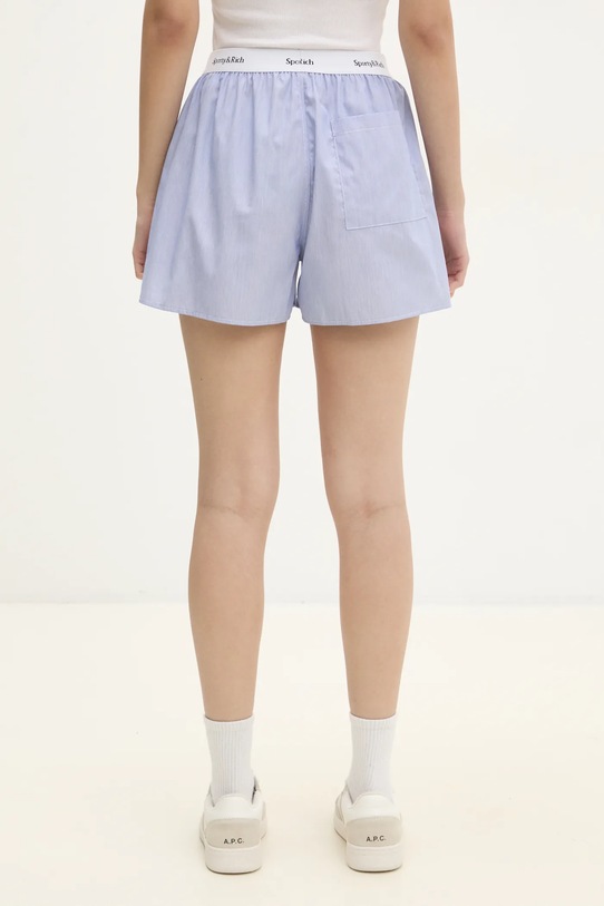 Clothing Sporty & Rich cotton shorts Yankees Serif SH004505635ST35 blue