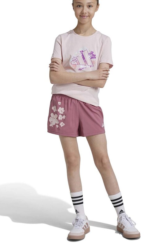 adidas pantaloni scurti copii JG TR-ES PRI SH IW3290 roz