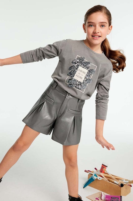 Детские шорты Mayoral 7213.8B.Junior.9BYH серебрянный