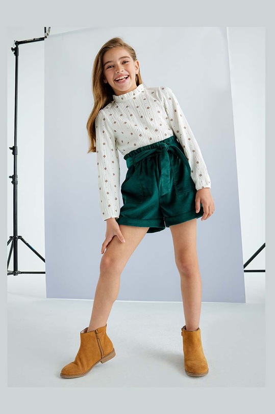 Detské krátke nohavice Mayoral 7214.8D.Junior.9BYH zelená