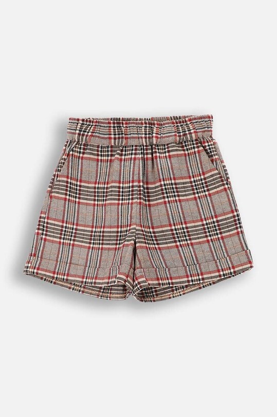 Coccodrillo pantaloni scurți din bumbac pentru copii casual maro ZC4119401RGJ