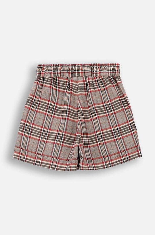 Coccodrillo pantaloni scurți din bumbac pentru copii ZC4119401RGJ maro AW24