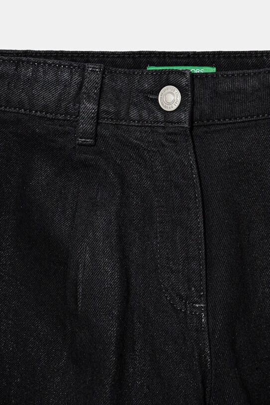 Девочка Джинсовые шорты United Colors of Benetton 48UHC903D.G.Seasonal чёрный