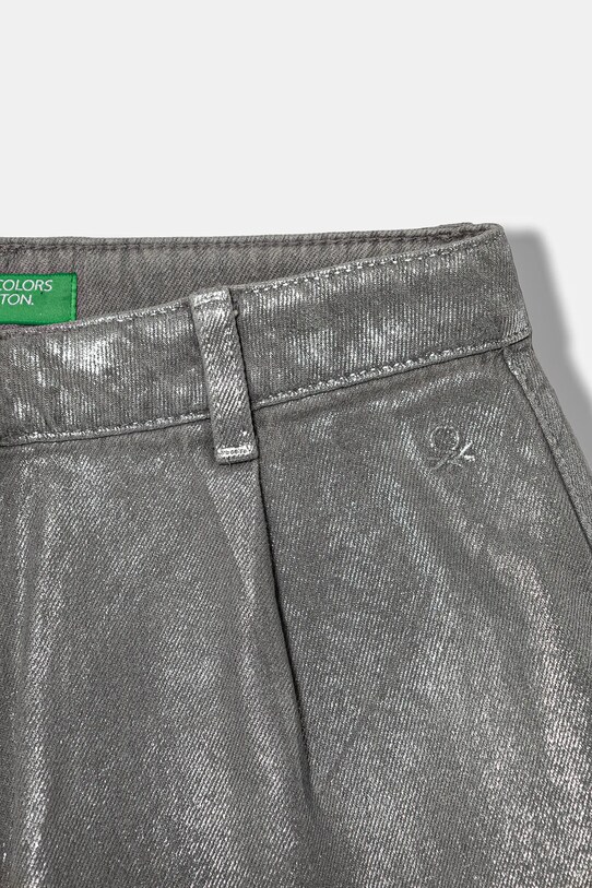 Дівчинка Джинсові шорти United Colors of Benetton 48UHC903D.G.Seasonal срібний
