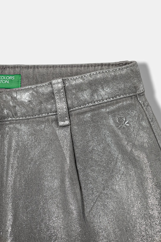 Дівчинка Джинсові шорти United Colors of Benetton 48UHC903D.G.Seasonal срібний