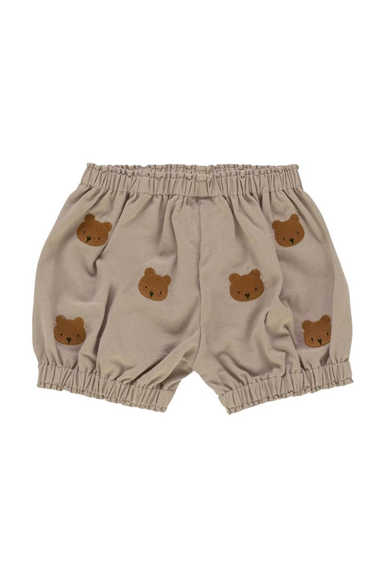 Kratke pamučne hlače za bebe Donsje Carson Bloomers Bears 3029801. bež AW24