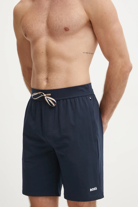 BOSS szorty lounge 50515394 granatowy SS25