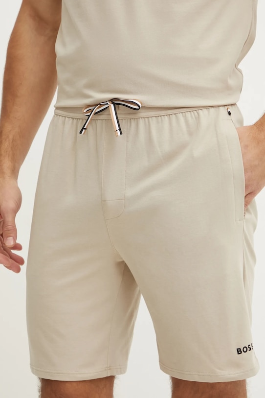 BOSS pantaloni scurți de lounge bej 50515394