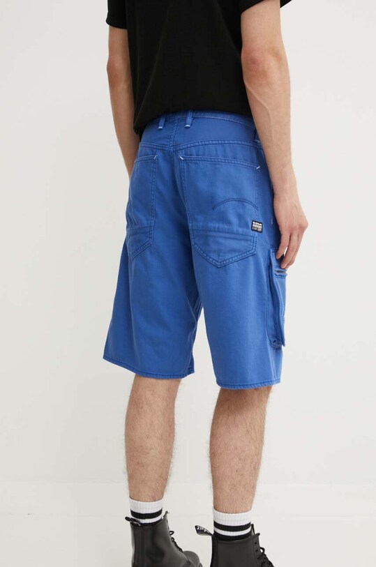 Îmbrăcăminte G-Star pantaloni scurți din bumbac D24442.D551 albastru