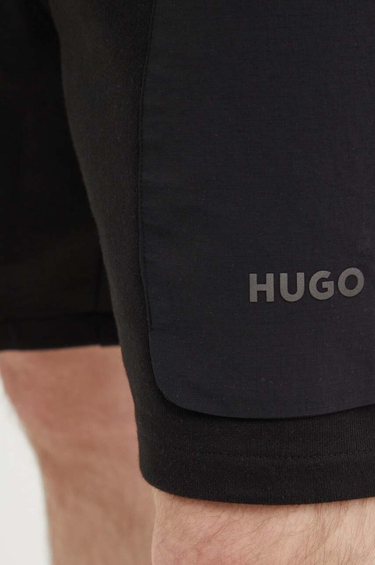 Bavlněné šortky HUGO černá 50516684