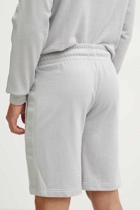 Oblečení Společenské bavlněné šortky HUGO 50520492 šedá