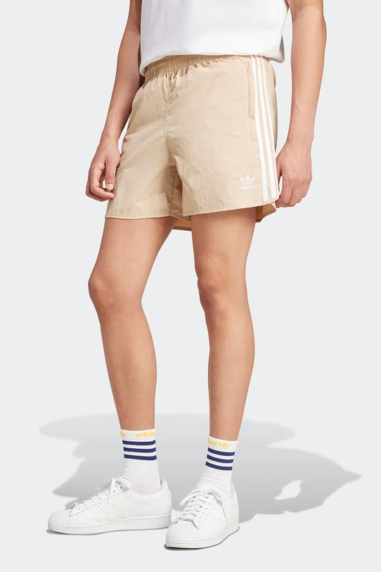 Σορτς adidas Originals Sprinter Shorts IZ3066 μπεζ AW24
