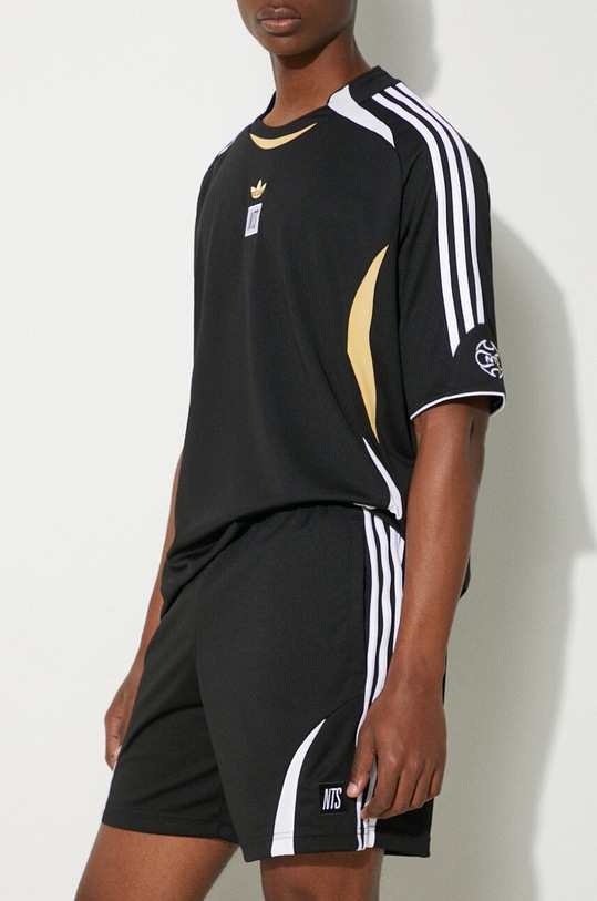 Шорти adidas Originals adidas x NTS Radio Short трикотаж чорний JI5062