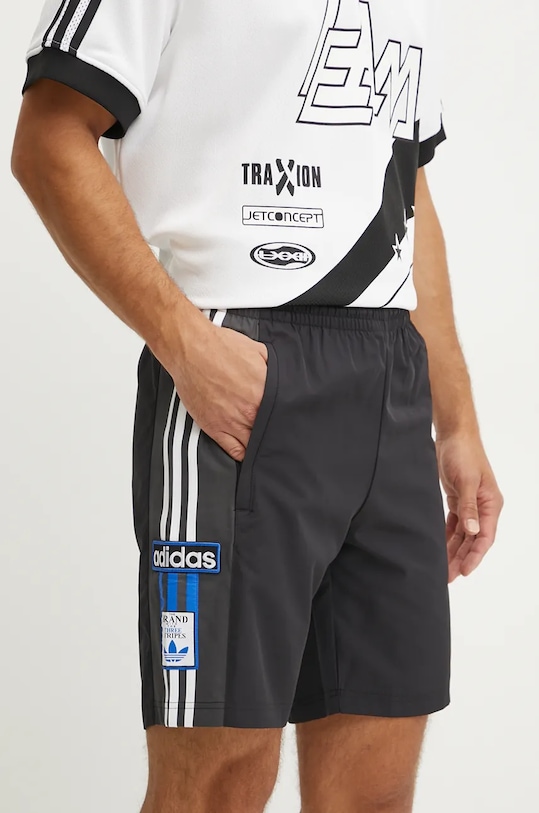 Шорти adidas Originals Adicolor тканина чорний IY4849
