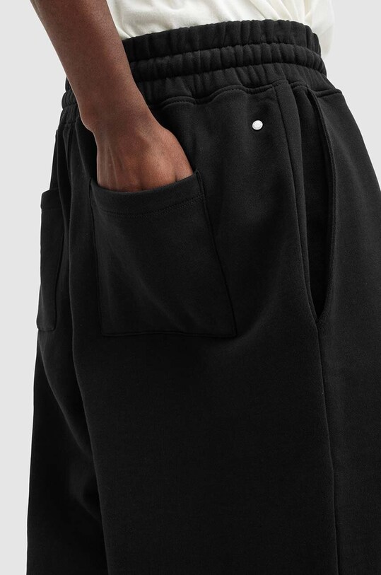 AllSaints pantaloni scurti din bumbac HAYDON negru M003TA