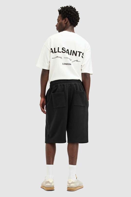 AllSaints pantaloni scurti din bumbac HAYDON M003TA