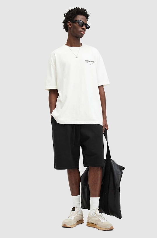 AllSaints pantaloni scurti din bumbac HAYDON M003TA