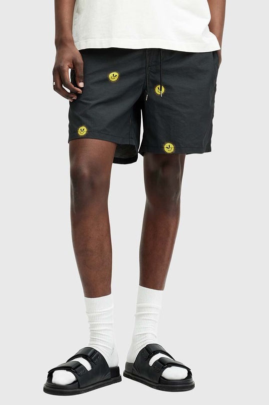 Plavkové šortky AllSaints SUNSMIRK M006WA černá AW24