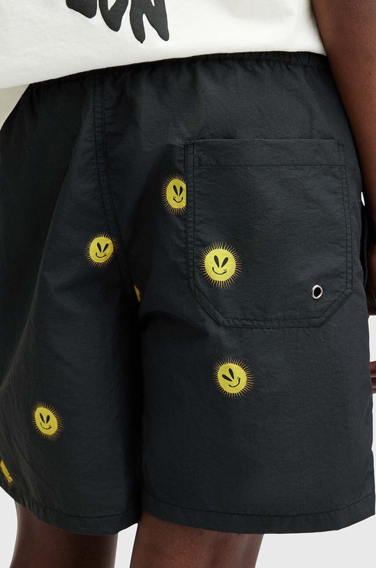 Plavkové šortky AllSaints SUNSMIRK černá M006WA