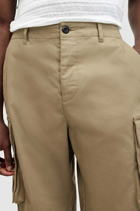 Одежда Хлопковые шорты AllSaints SLANE SHORT MT501Z бежевый