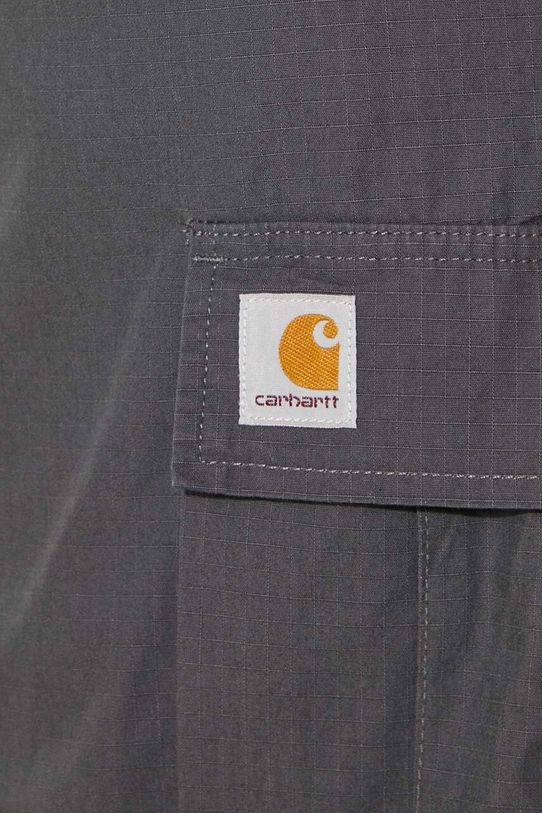 Хлопковые шорты Carhartt WIP I028246.8702 серый