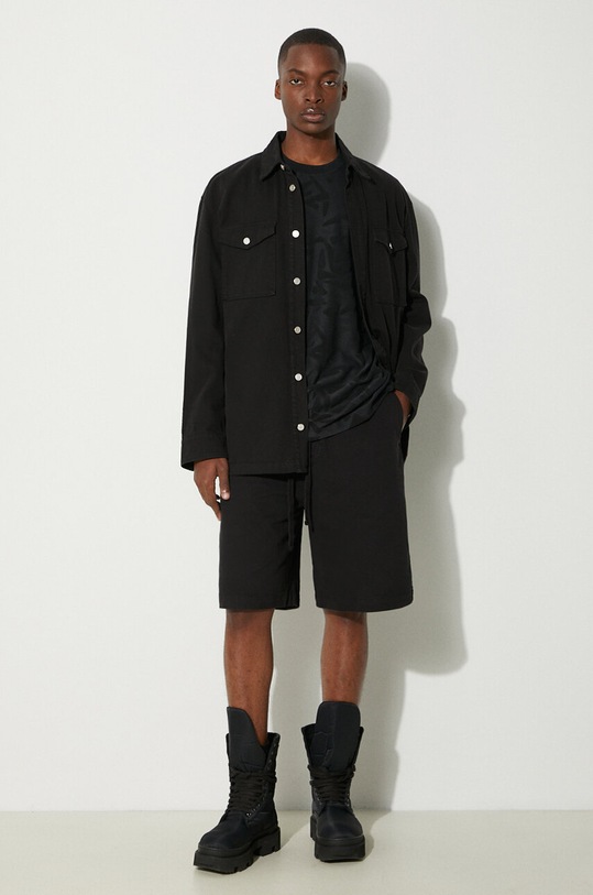Carhartt WIP pantaloncini Floyde Short I033587.89GD nero AW24