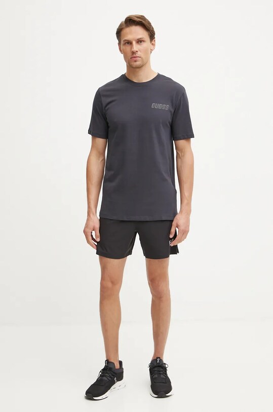 Къс панталон за трениране EA7 Emporio Armani PNDDZ.6DPS01.1200 черен AW24