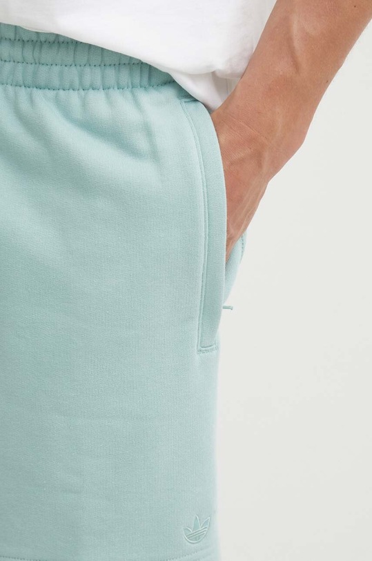 adidas Originals pantaloni scurti din bumbac turcoaz IY2241