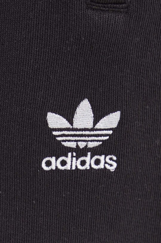 adidas Originals pantaloni scurți din bumbac Essential negru IY8520