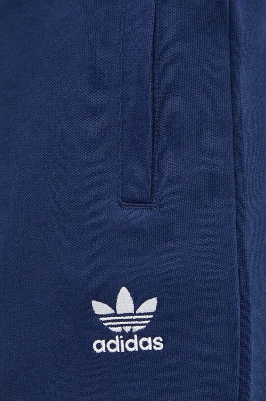 Бавовняні шорти adidas Originals темно-синій IY8521