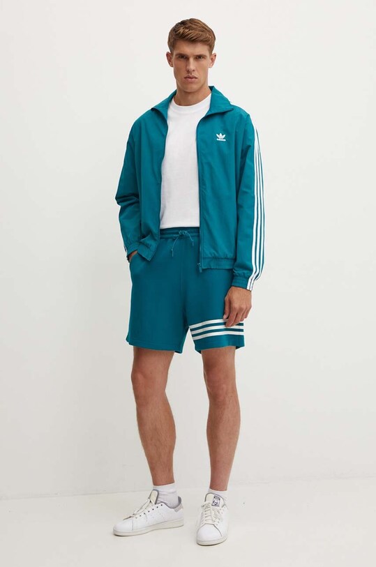 adidas Originals pantaloni scurti Adicolor JF9150 turcoaz AW24