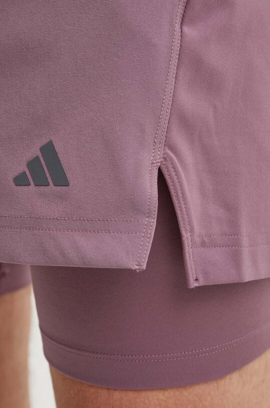 Îmbrăcăminte adidas Performance pantaloni scurți de antrenament Yoga IY1633 violet
