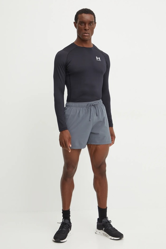 New Balance szorty do biegania MS41286GT szary AW24