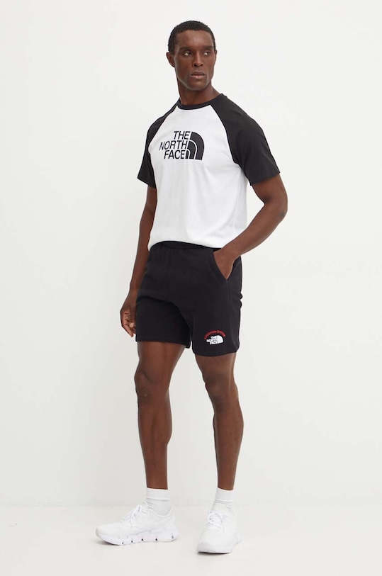 The North Face szorty bawełniane Short Expedition System NF0A89DFJK31 czarny AW24