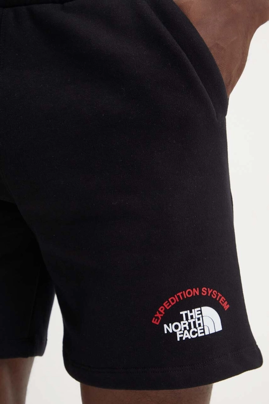 The North Face pantaloni scurti din bumbac Short Expedition System negru NF0A89DFJK31