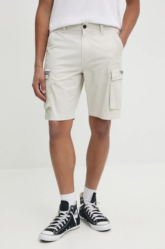 Бавовняні шорти Billabong Otis Combat бавовна бежевий UBYWS00138